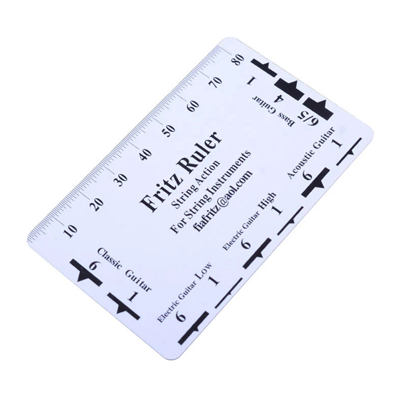 1pc gitarre string aktion messer string pitch herrscher messung werkzeug für bass klassische elektrische akustische gitarre luthier werkzeug free
