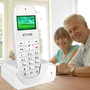 Cordless Phone GSM SIM Card Fixed mobile for old people home cell phone Landline handfree Wireless T