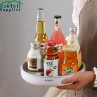 Ecoco Rotating Spices Storage Rack Kitchen Shelves Pantry Organizer Kitchen Small Items Holder Plastic Containers for Cabinets