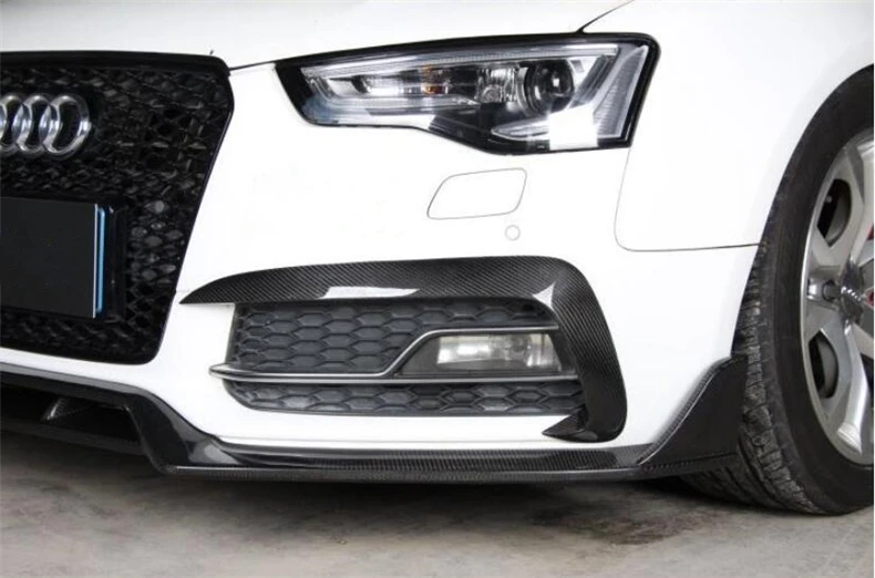 Передний и задний диффузор спойлер для Audi A5 S5 B8.5 2012-2016 из углеродного волокна