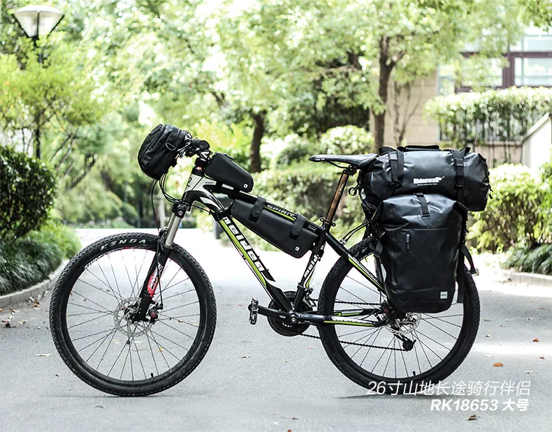 Сумка для велосипедных сумок, водонепроницаемая сумка для инструментов для горного велосипеда, дорожный велосипедный крюк и петля, перенос... от AliExpress RU&CIS NEW