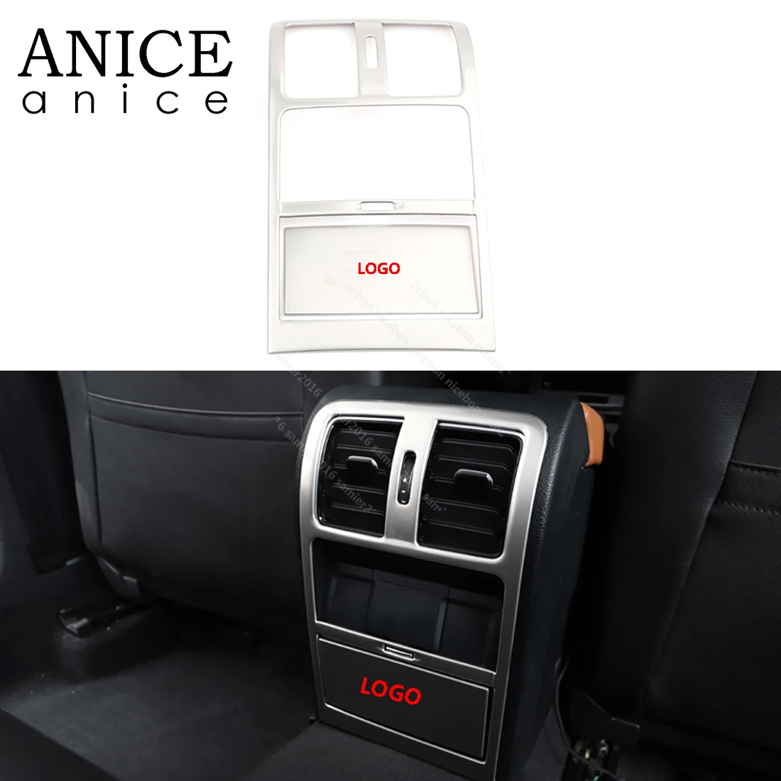 Задняя крышка декоратора воздуха из нержавеющей стали подходит для Volkswagen CC 2009 2017