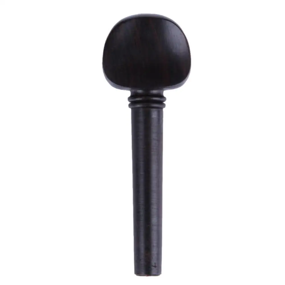 

4Pcs Ebony Tuning Pegs Musical Instruments for 4/4 Violin Replacement Parts Fiddle Tuning Pegs Endpin Set Replacement Black Tool