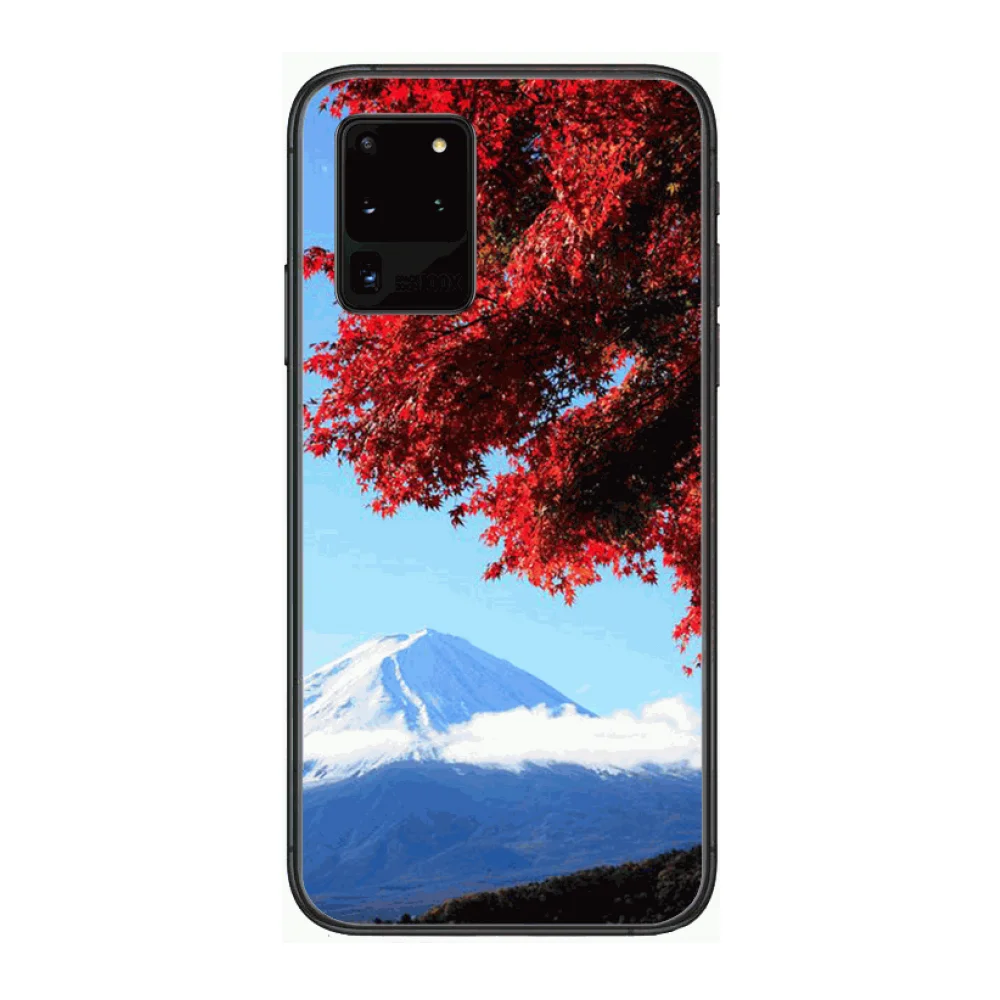 

Mount Fuji japan Phone cover hull For SamSung Galaxy S 6 7 8 9 10 20 Plus Edge E 5G Lite Ultra black soft bumper