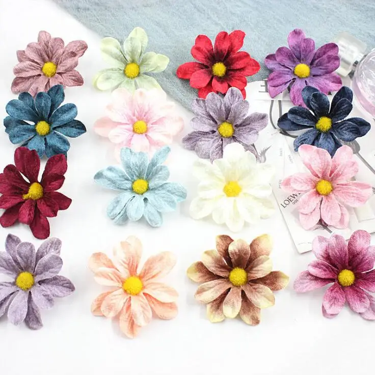 5 шт. большие искусственные цветы маргаритки 6 см украшение для дома сделай сам