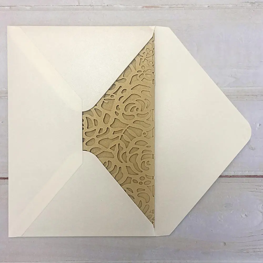 

Picky Bride Gold Wedding Invitations Customized Invitations With RSVP Cards - Set of 50pcs