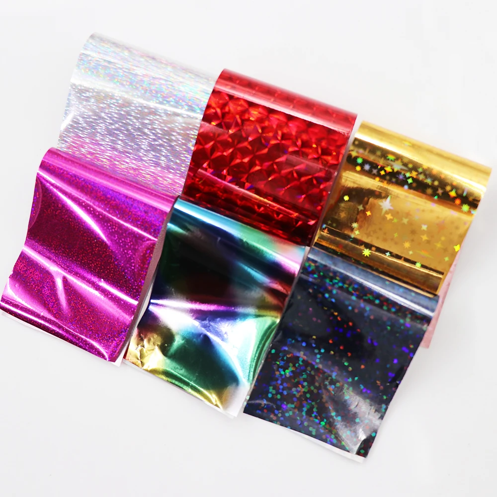 24 листа лазерные блестящие смешанные красивые переводные наклейки Стикеры для