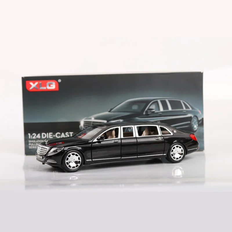 1:24 игрушечный автомобиль превосходного качества Maybach S600 с коробкой
