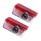 2 шт., Автомобильные светодиодные лампы для дверей Mercedes Benz A B C E M GL AMG Class W176 W246 W205 W212 W166 ML63 ML350