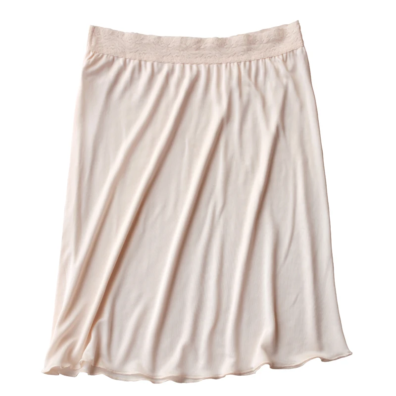 Нижняя юбка американка женская короткая 50% трикотажная шелковая пикантная