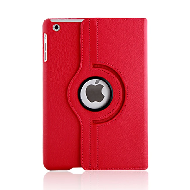 Для ipad Mini1/2/3 планшет чехол 360 градусов вращающийся стенд флип-чехол-книжка Экран Защитная крышка для ipad Mini 2/ipad Mini 3 - Цвет: Red