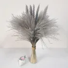 Сухие булыжные тростники, маленькие пампасы, трава, трава, фрагмиты для свадебного украшения, домашний декор, цветы сделай сам, искусственные цветы для окон
