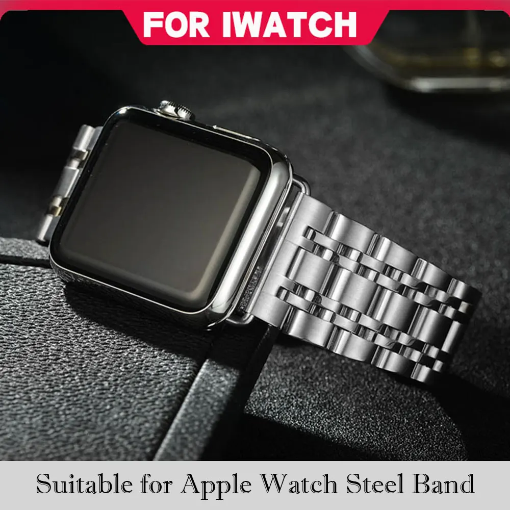 Ремешок из нержавеющей стали для Apple watch band 38 мм 42 металлический спортивный