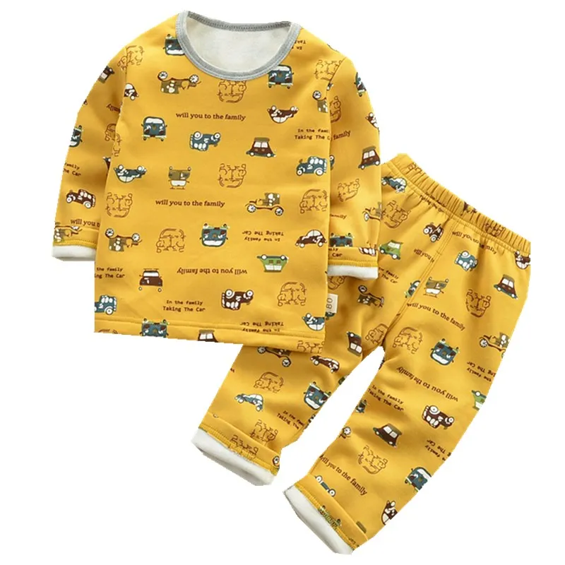 Детская одежда осень-зима 2020 для маленьких мальчиков костюм с мультяшным