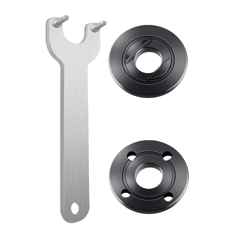 

New Grinder Flange Angle Wrench Spanner Metal Lock Nut for Dewalt Milwaukee Makita 193465-4 Black & Decker Ryobi 4.5 inch