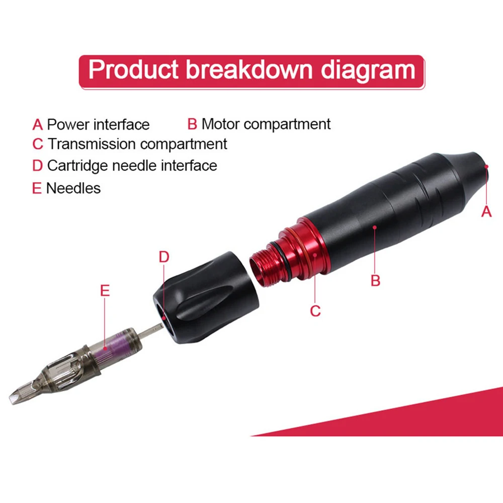 Полный набор татуировки профессиональных полный тату роторная машинка ручка для
