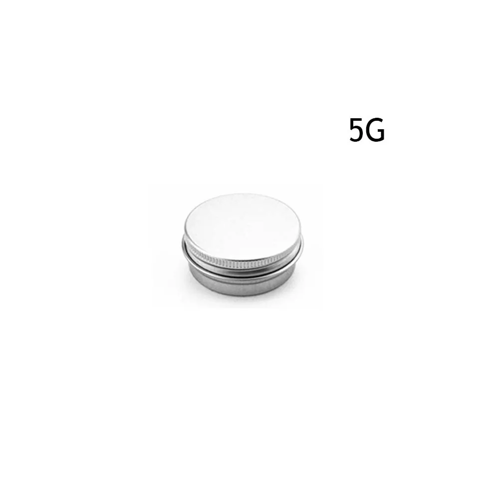 5g 5 мл-250 мл маленькая жестяная упаковочная коробка многоразовые контейнеры Алюминиевые косметические баночки для хранения косметики Винт Топ контейнеры для образцов - Цвет: 5g
