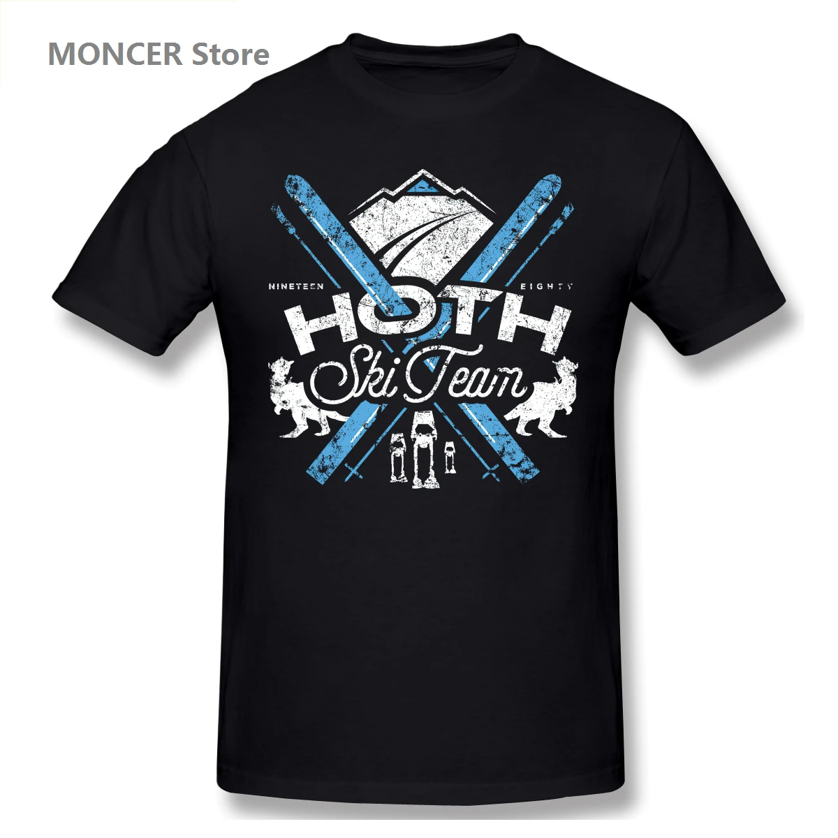

Hoth Ski Team T Shirt Men/WoMen T-shirt Short Sleeve Graphics Tshirt Brands Tee Tops