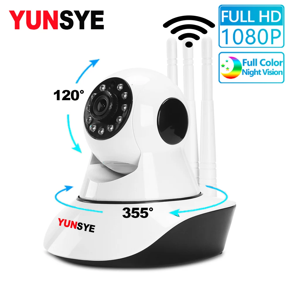 

Камера видеонаблюдения YUNSYE, 1080P, беспроводная, 2 Мп, IP, Wi-Fi