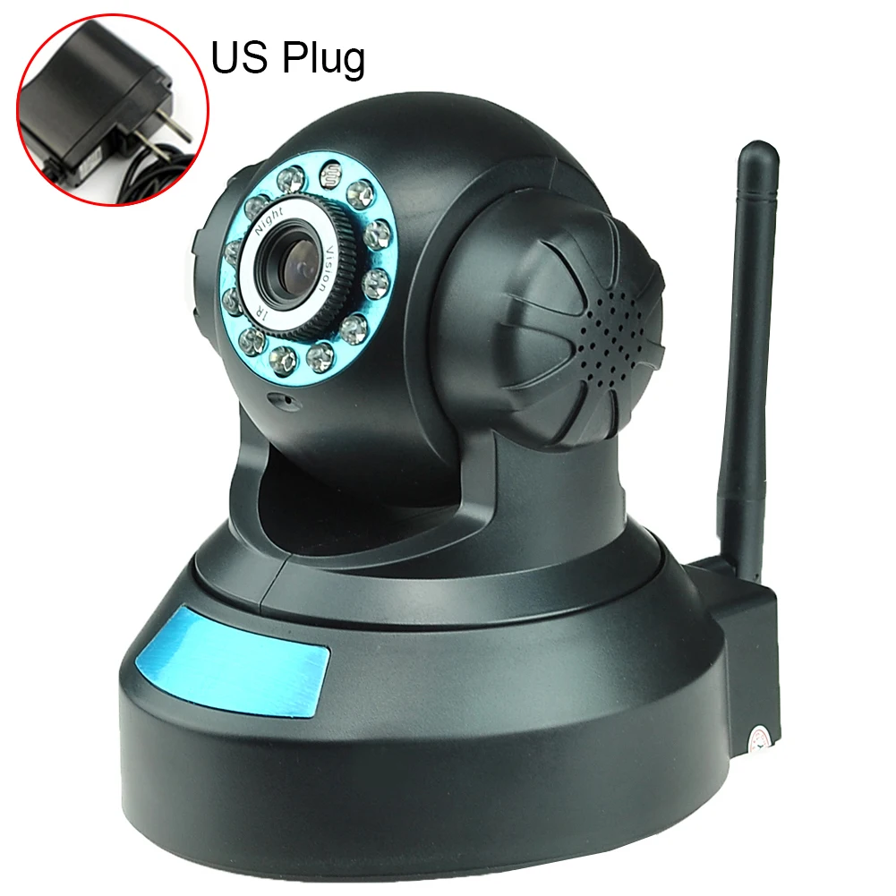 

CCTV Home Wired WIFI Monitor Night Vision IP Surveillance Wide Angle Infrared Led HD Security Camera
