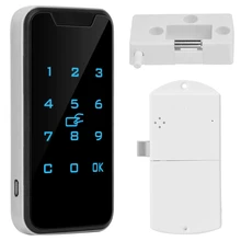 Serrure de porte biométrique à empreintes digitales, verrou numérique intelligent avec WiFi, mot de passe, carte IC, déverrouillage pour la sécurité de la maison