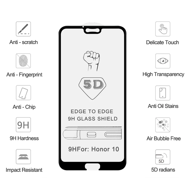 Закаленное стекло для huawei Honor 10 Lite 20 Pro 10i защита для экрана полная защита для huawei P Smart Z Защитное стекло для Honor 10 20 Lite Light Lite Pro 20 10 20i 10i Honor стекло для huawei P смарт
