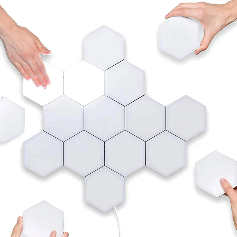 Современные креативные светодиодные ночные светильники магнитная ячеистая