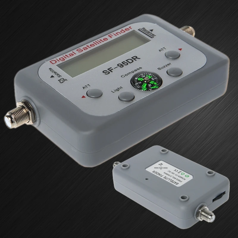 

Digital Satellite Finder Meter TV Signal Finder Sat Decoder DVB-T2 LCD FTA Dish