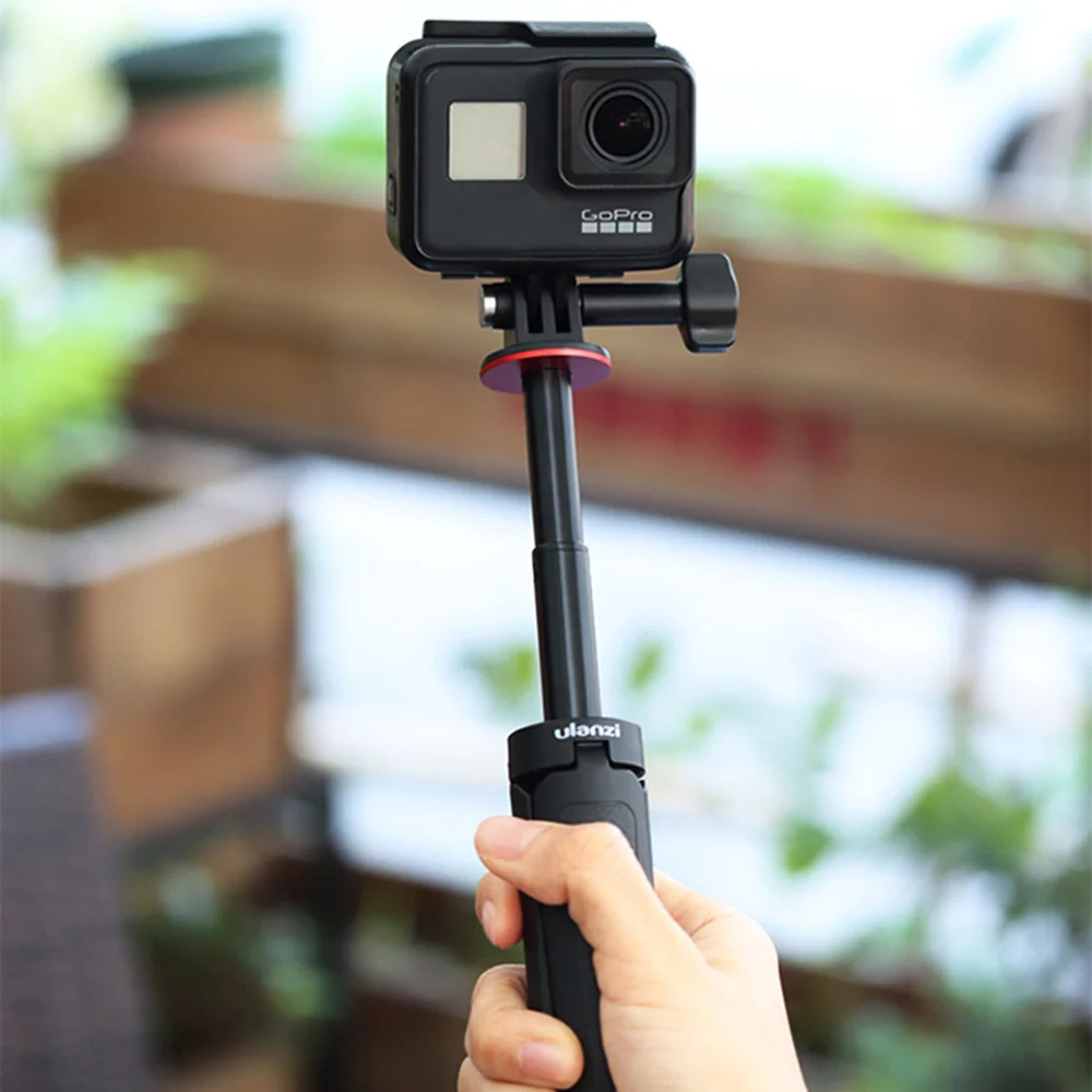 Ulanzi MT 09 Выдвижная Vlog Штатив для GoPro Hero 9 8 7 6 5 4 черный SJcam экшн камер|Аксессуары