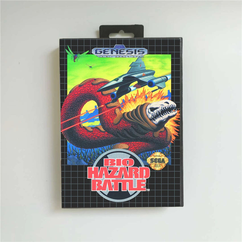 Игра био аз битва Крышка США с розничной коробкой 16 бит MD игровая карта для Sega