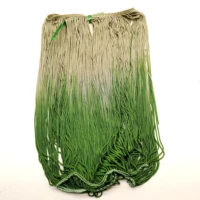 10 yds dip dye ombre fringe tassel soft rayon latin macrame dance dress trimming samba skirt tassel green 30cm