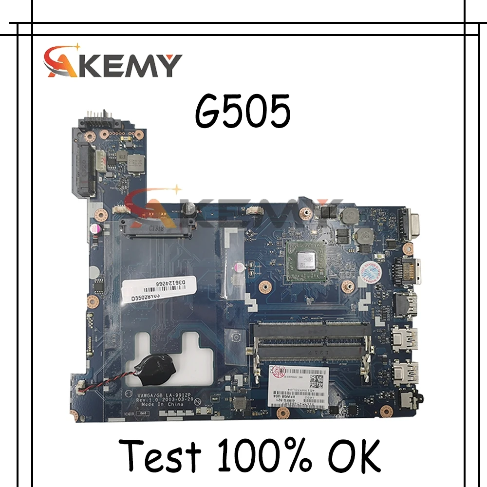 

Материнская плата для ноутбука LENOVO Ideapad G505 EM2100, 15 дюймов, системная плата VAWGA/GB LA-9912P 90003032