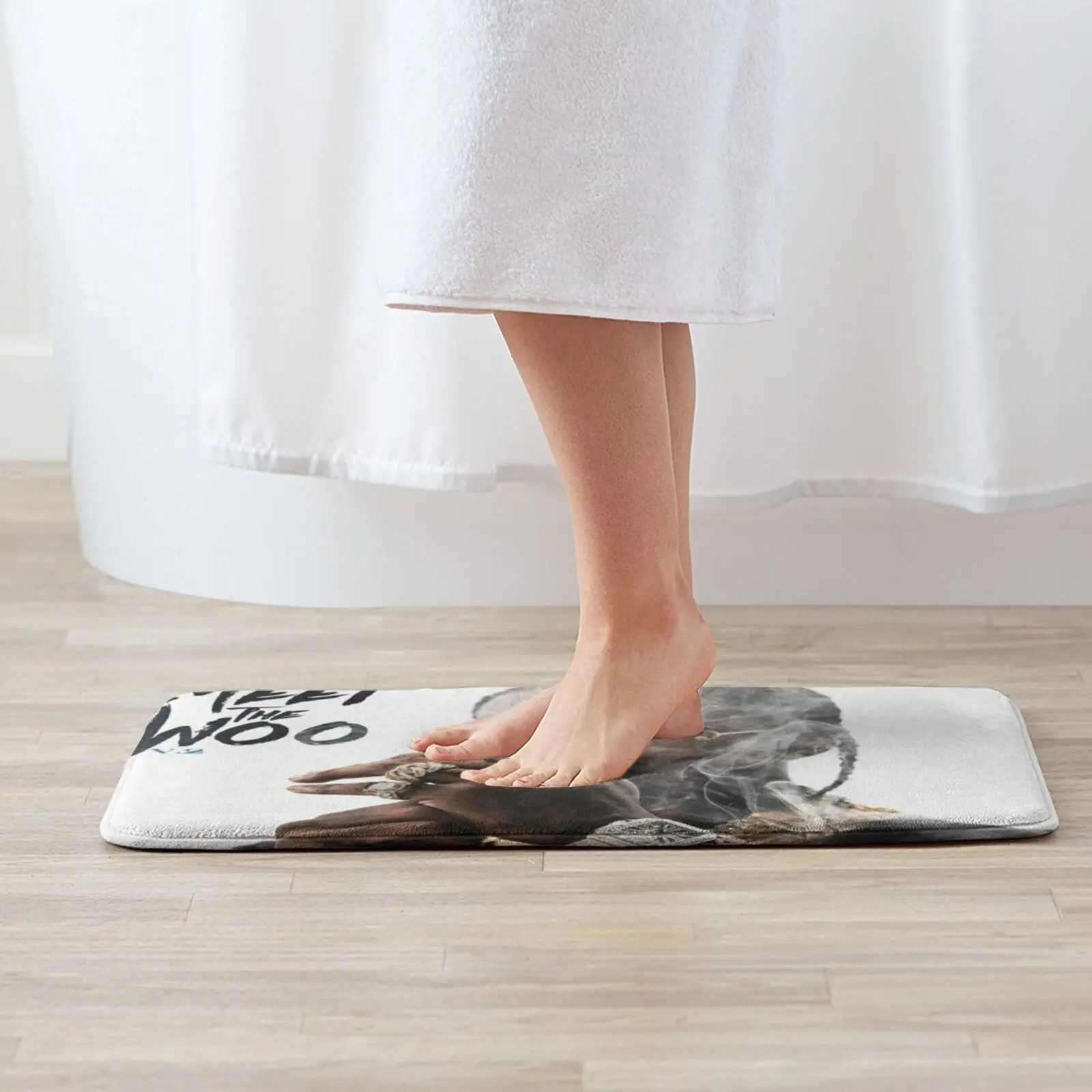 Дымовой коврик Pop Противоскользящий коврики для спальни Smoke Brooklyn New York Ny Drill 50 Cent Rap