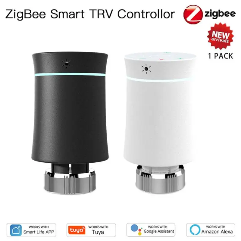 

ZigBee3.0 Thermostat Tuya Radiator Actuator Valve Smart Programmable TRV Temperature Controller Voice Control Work With Alexa