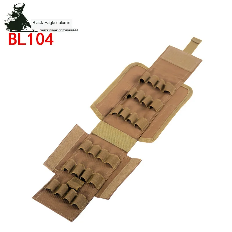 25 Round Shell Rifle Cartridge Carrier Tactical Molle Ammo Reload Storage Bag Hunting Bullet Holder Shotgun Folding Wallet | Спорт и