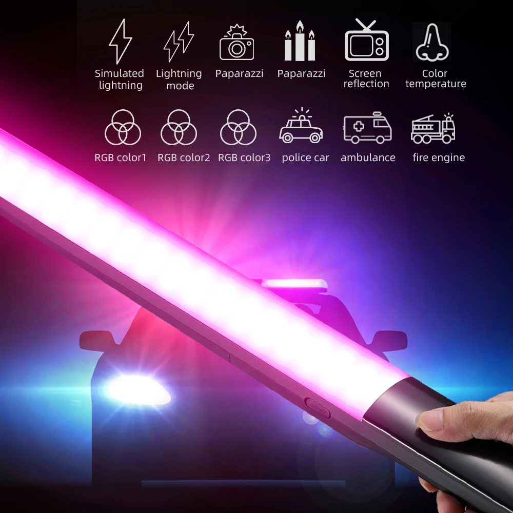 Светодиодная ручная палсветильник soonphop20 регулируемый сенсорный свет Bi-colo 2500k-8500k