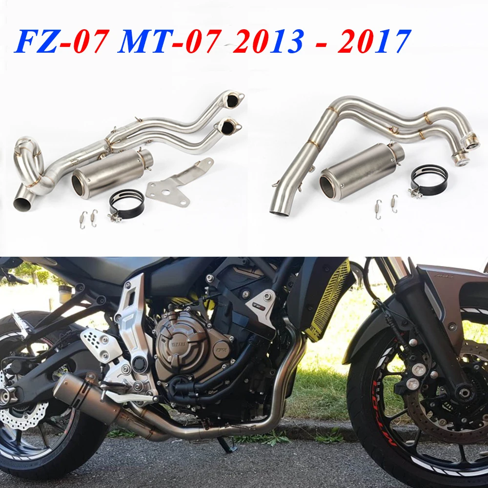 Мотоцикл выхлопной Escape MT 07 полная система для Yamaha FZ 2013 2017 MT07 FZ07 глушитель