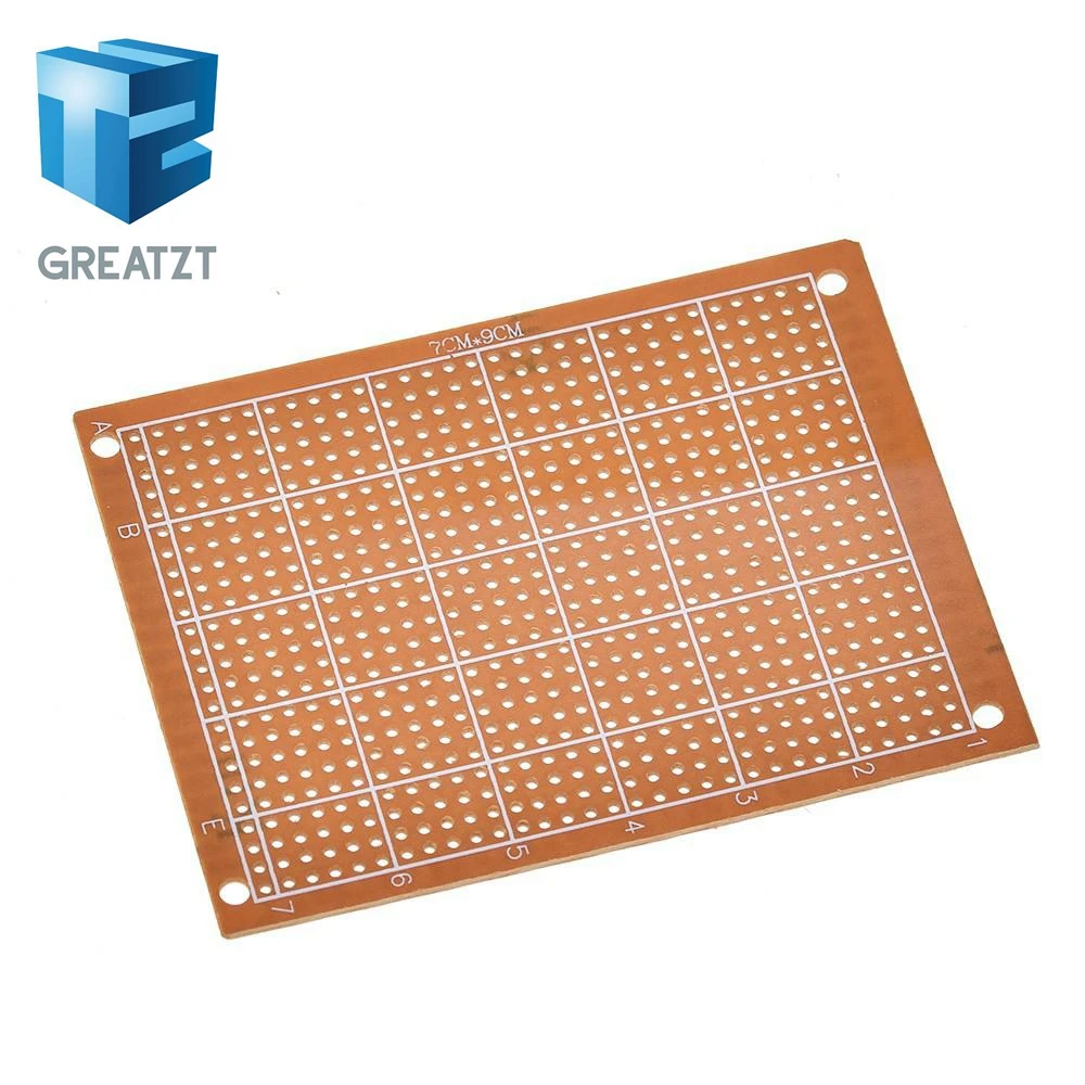 10 шт. 7x9 7*9 см Односторонний Прототип PCB Универсальный макет платы