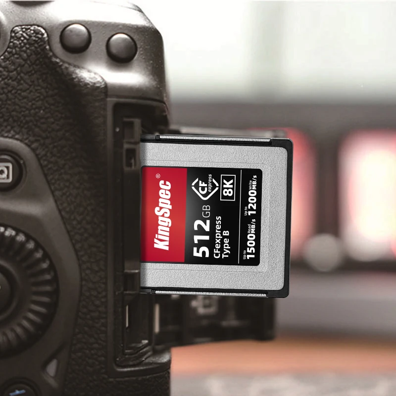 Карта памяти KingSpec CFexpress 256 ГБ 512 CF Express PCIe 3.0X 2 Type B карта для цифровой зеркальной
