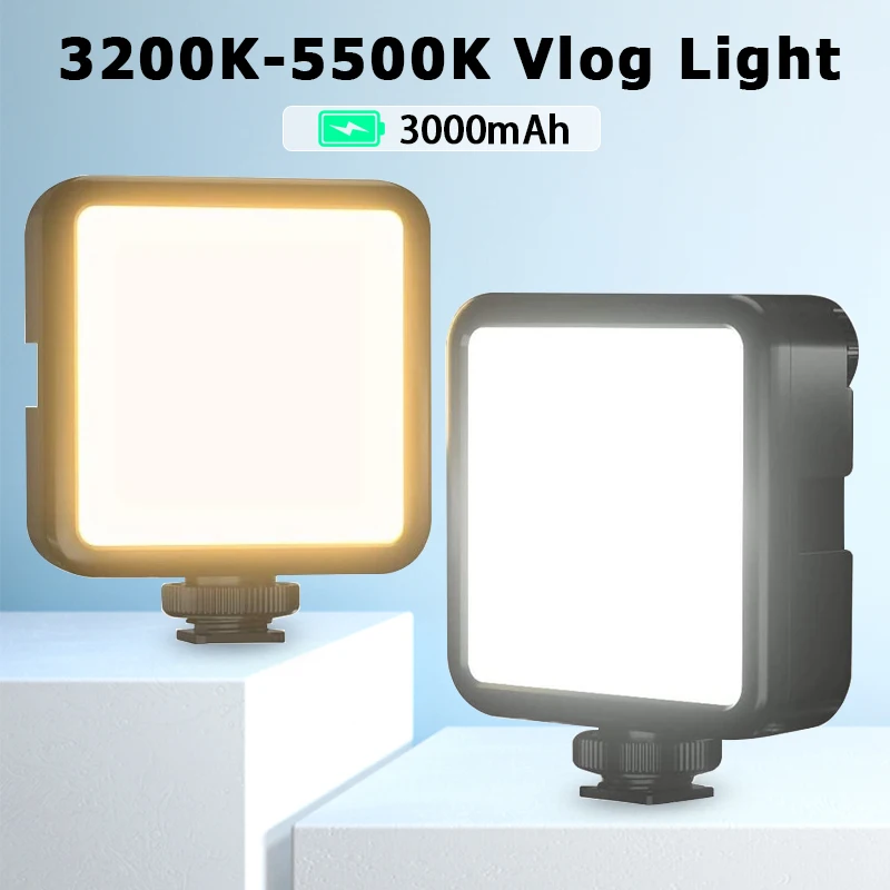 Ulanzi-luz em Mini Led com Controle de Intensidade Bateria Recarregável Vijim 6.5 lm w Vl81 3200k-5600k