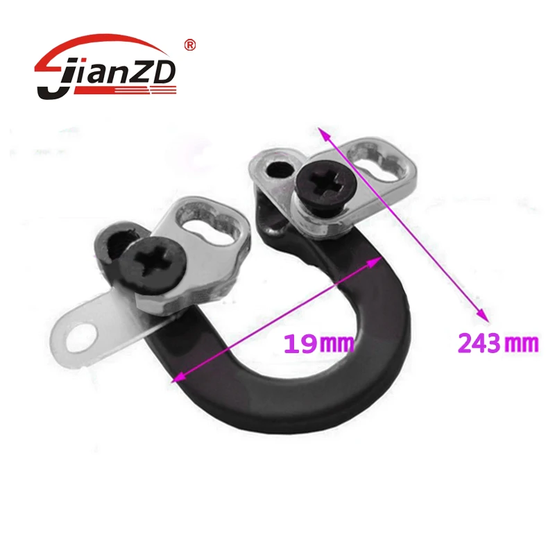 Металлическое D-образное кольцо для стрельбы из лука алюминиевый U-образный