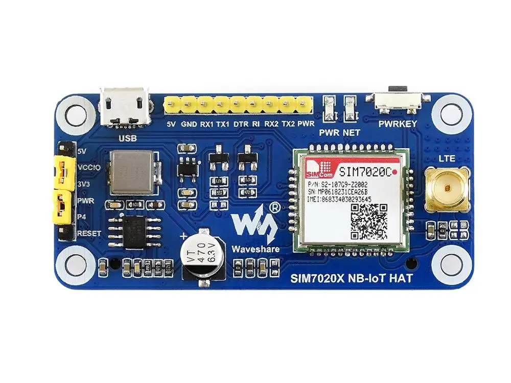 Шапка NB IoT для Raspberry Pi поддерживает связь LWM2M/COAP/MQTT используемая в смарт