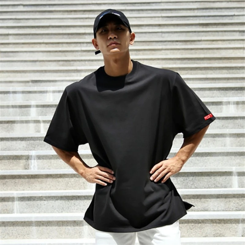 Футболка мужская хлопковая с принтом повседневная тренировочная коротким