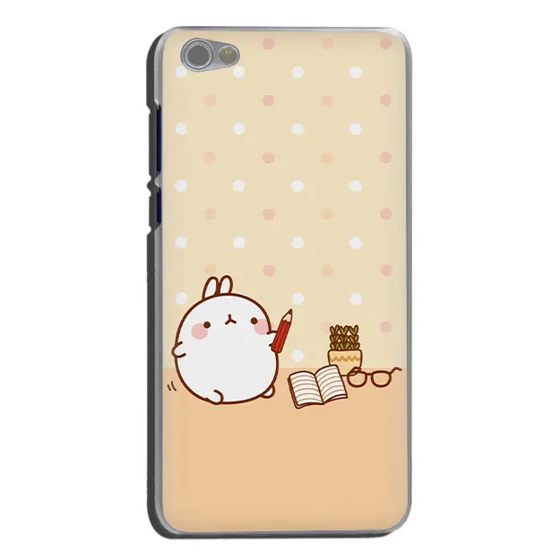 H2 EWAU kawaii чай с Molang кекс жесткий чехол для телефона для Xiaomi Redmi Note 4 4X5 6 7 8 pro 5A Prime - Цвет: H2