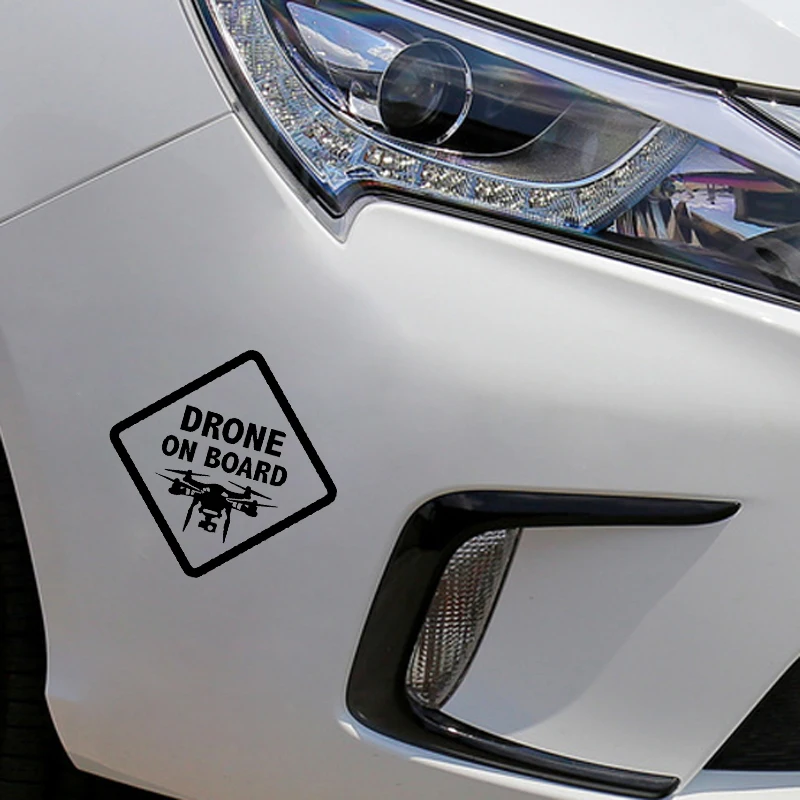 

Car Sticker Motorcycle Sticker UAV PVC Waterproof Sunscreen Decal Black/silver 14.6cm * 14.6cm