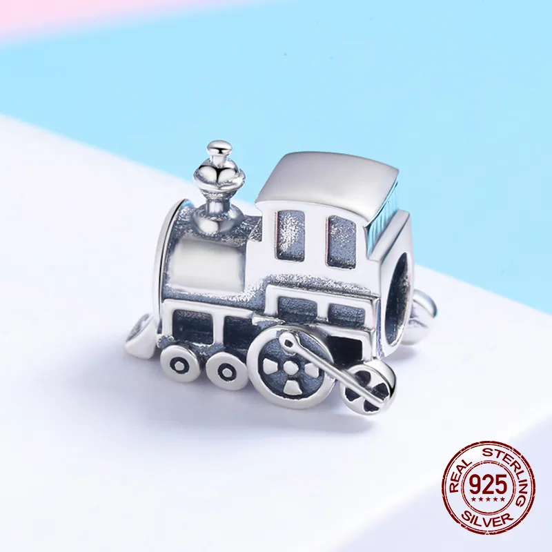 Подвеска-Локомотив в стиле ретро серебро 925 пробы | Украшения и аксессуары