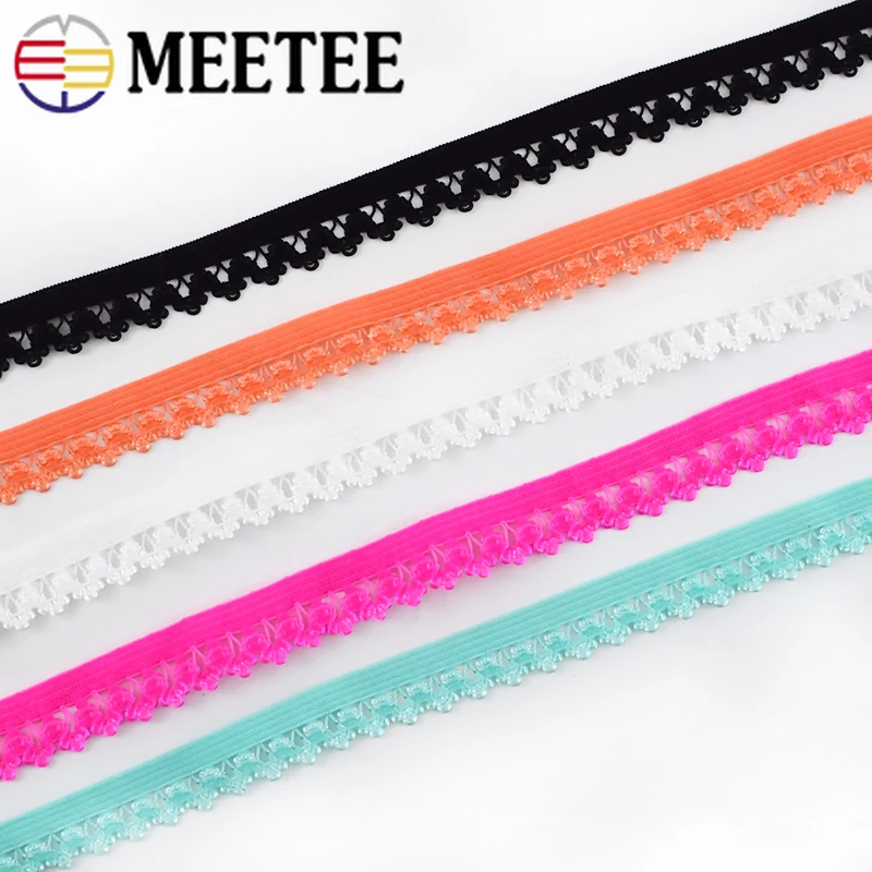 20Meters 13mm Stretch Lace Trims Ribbon Fashion Elastic Band Socks Cuff Decorative Trimmings DIY Clothing Sewing Accessories | Дом и сад