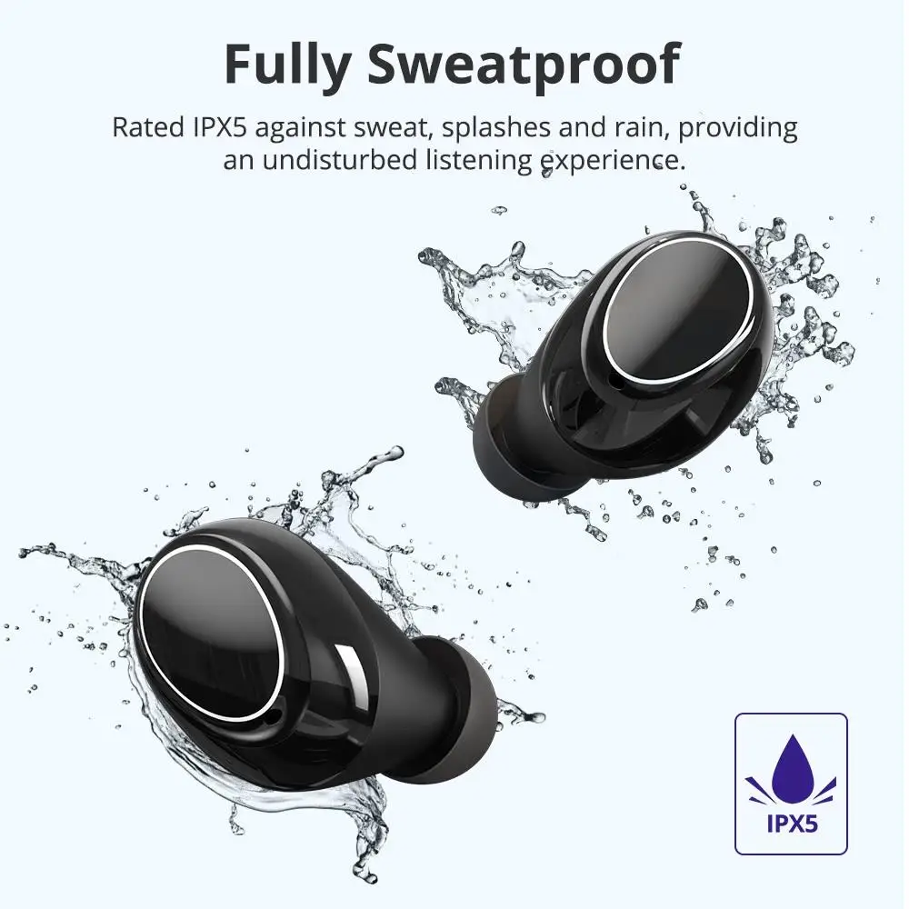 Беспроводные наушники Tronsmart Onyx Neo TWS с микрофоном Bluetooth 5 0 чип QCC3020 aptX