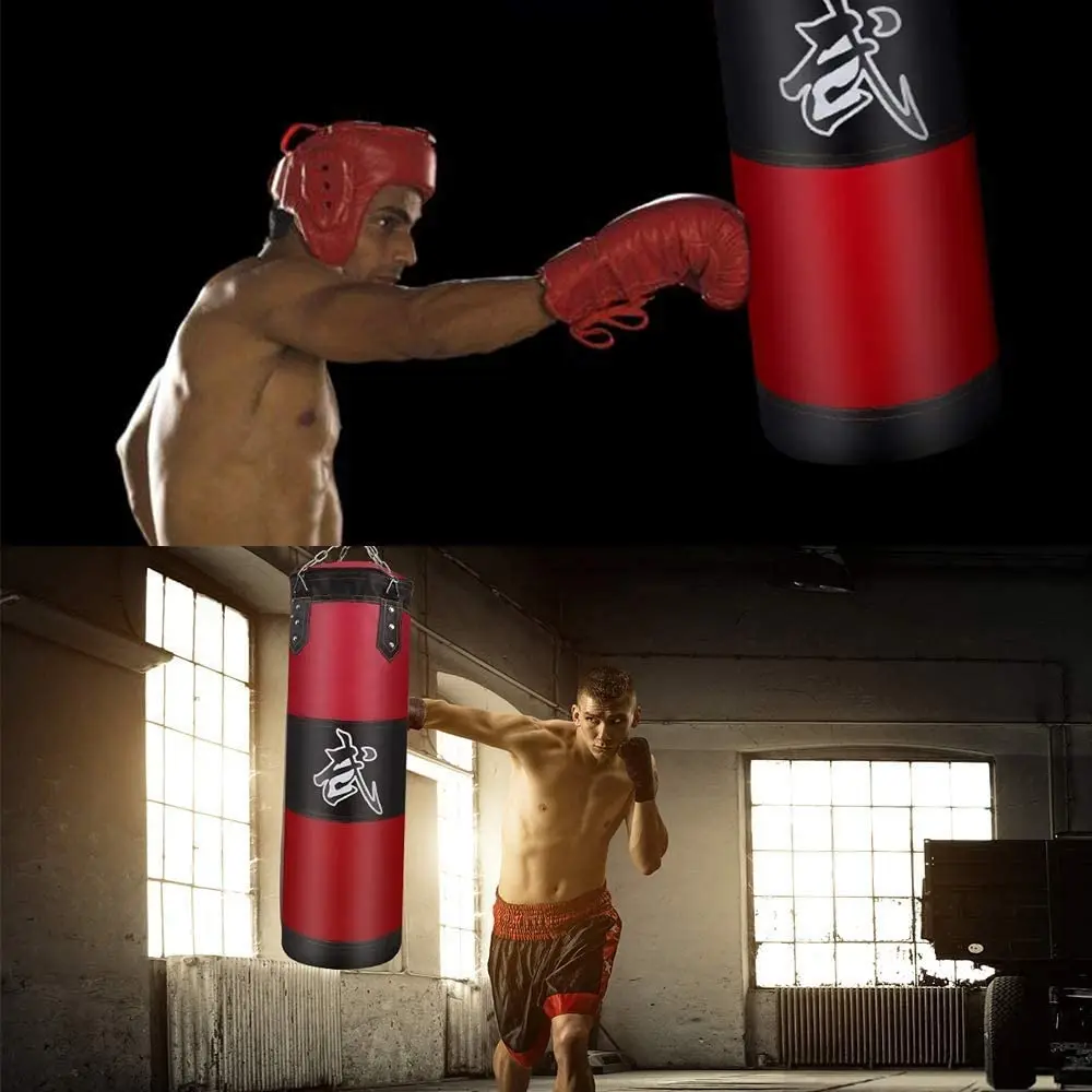 8 in 1 Professional Boxing Sandbag Punching Bag Training Fitness with Hanging Kick Adults Gym Exercise Empty-Heavy | Спорт и