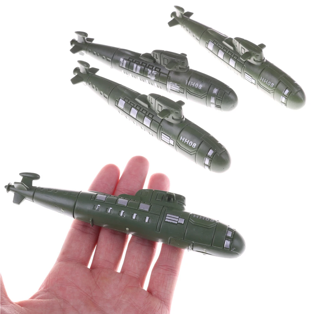 Modelo de submarino de juguete, Escena de arena, adornos de juguete, 2 uds./Set-1